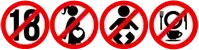 Age restricted product warnings